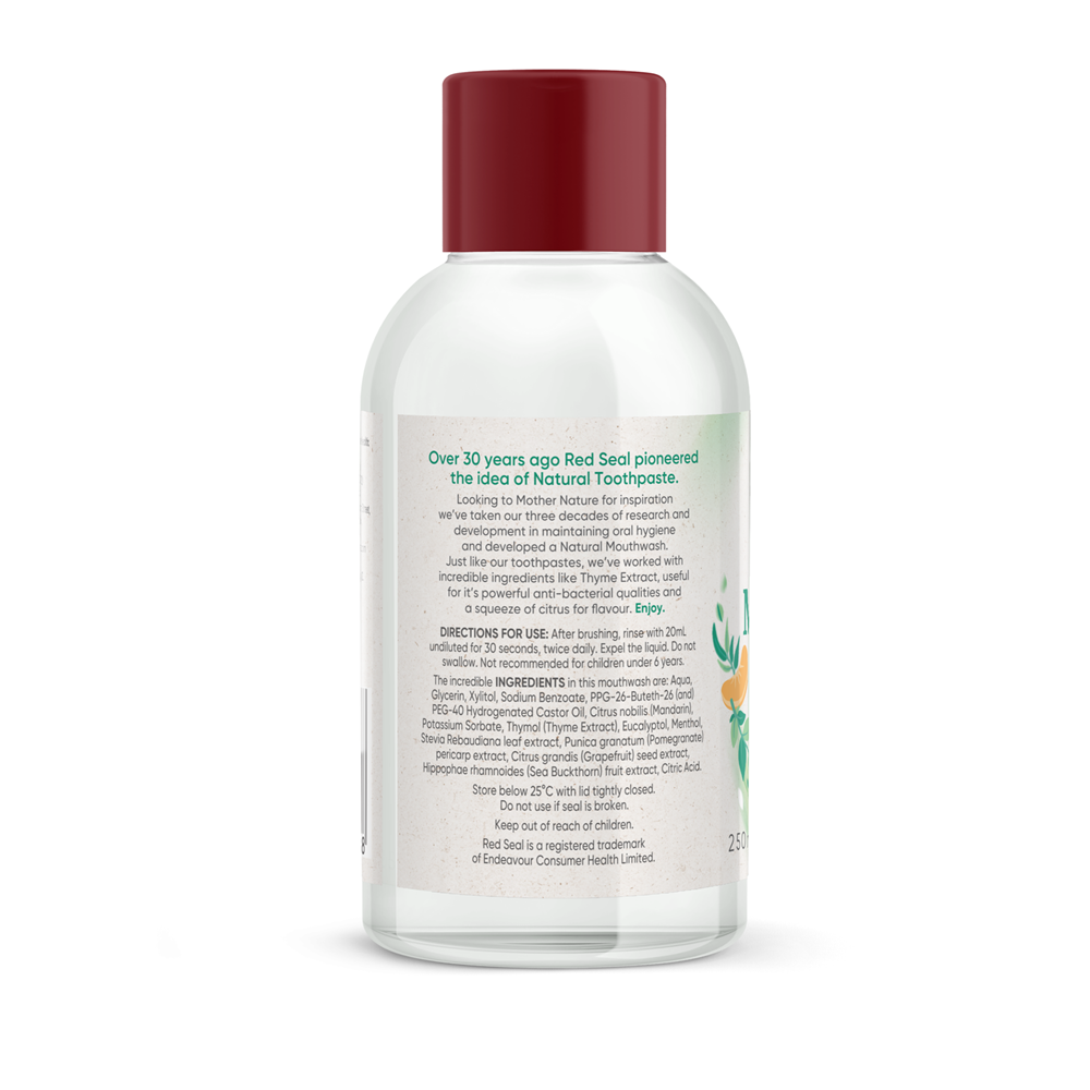 RED SEAL MOUTHWASH THYME EXTRACT 250ML FOR FRESH BREATH
