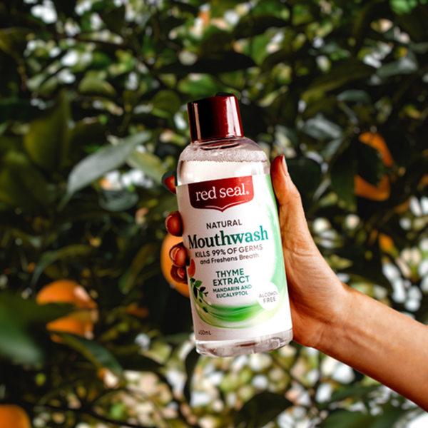 RED SEAL MOUTHWASH THYME EXTRACT 250ML FOR FRESH BREATH