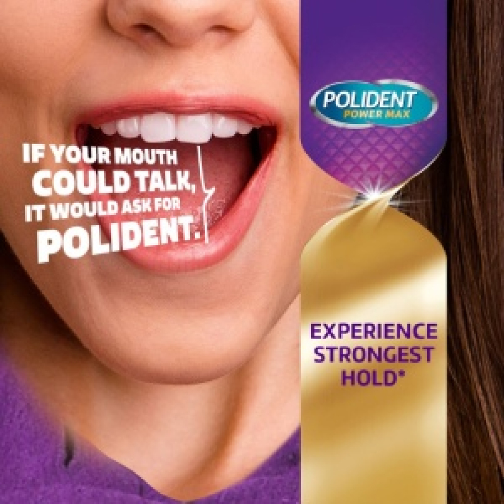 POLIDENT Cream Max Hold & Gum 70g for Dental Adhesive, Pelekat Gigi Palsu, Denture Glue