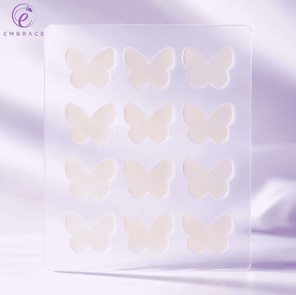 EMBRACE Beauty Acne Transparent Patch (24's / 12's) - Cutesy Butterflies for Acne Patch, Patch Jerawat