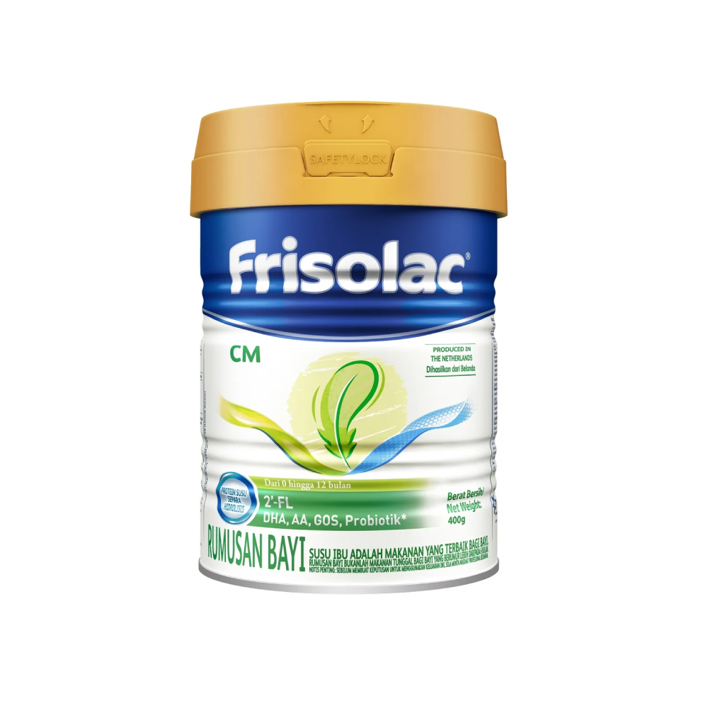 FRISOLAC CM (400g / 800g) for 0-12 Months for Baby Milk Formula with Probiotics, Susu Formula