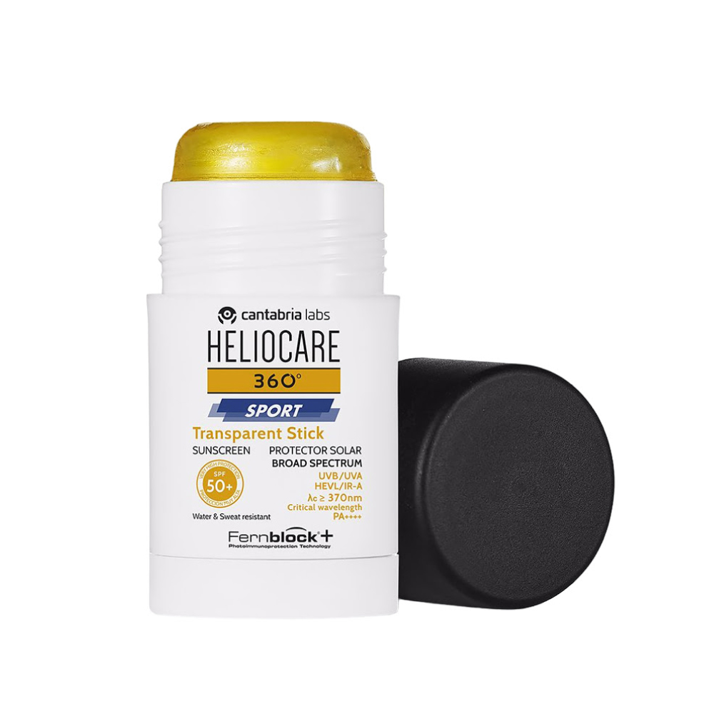 HELIOCARE 360 Sport Transparent Stick Spf50+ 25g for Sport Sunscreen, Sport Sunblock