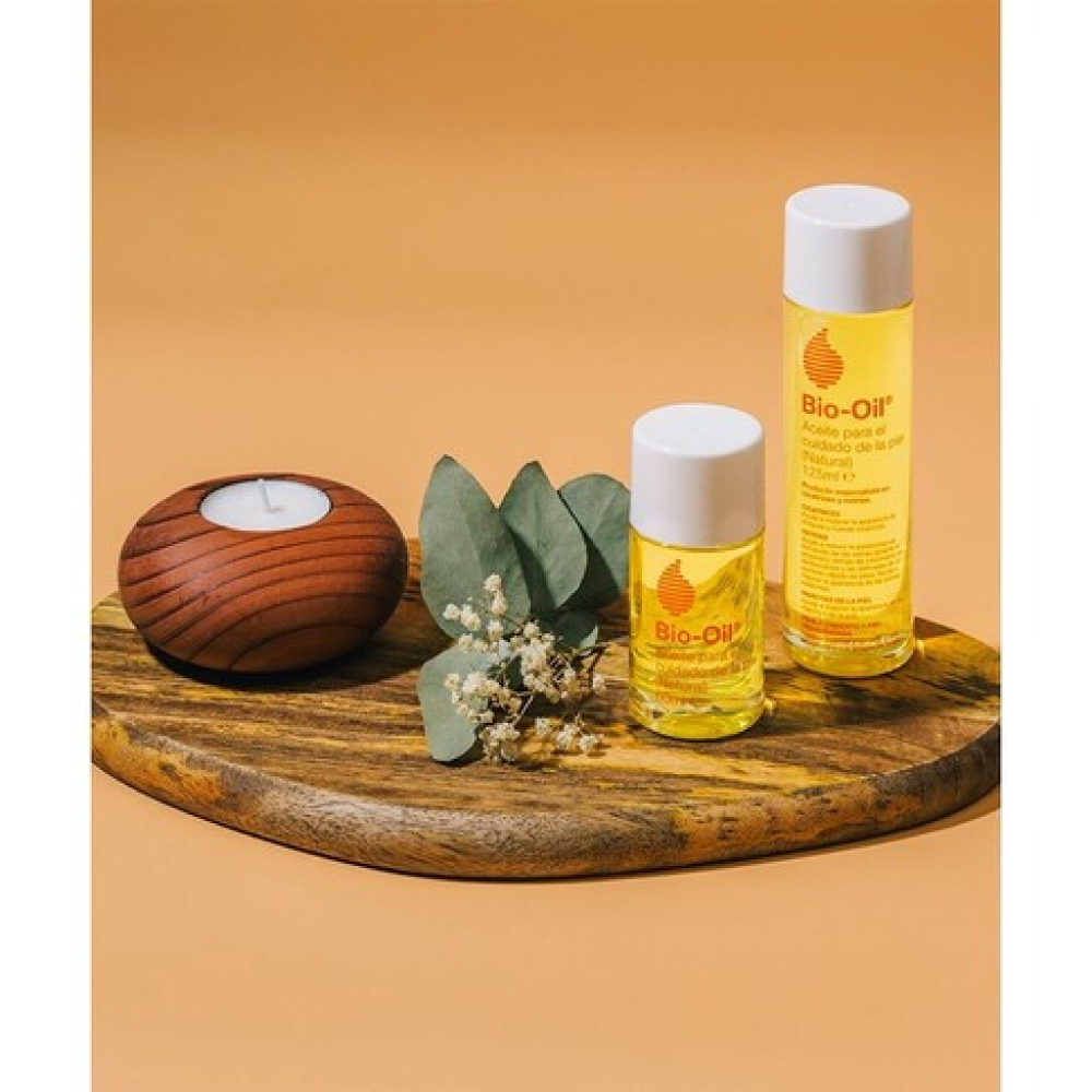 BIO-OIL Skincare Oil Natural 125ml for Scar Reduction, Stretch Mark Oil, Ubat Parut