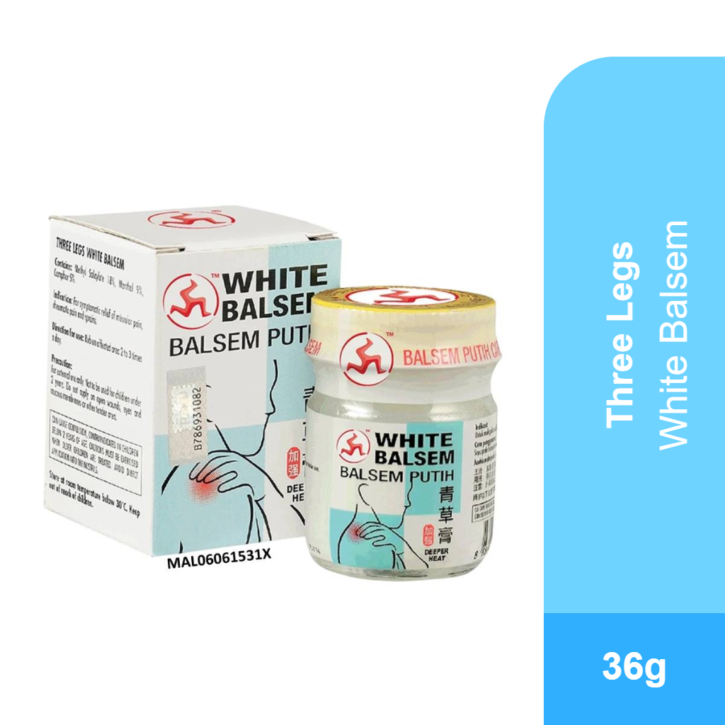 THREE LEGS White Balsem 36g for Muscle Balm, Muscle Sore Relief