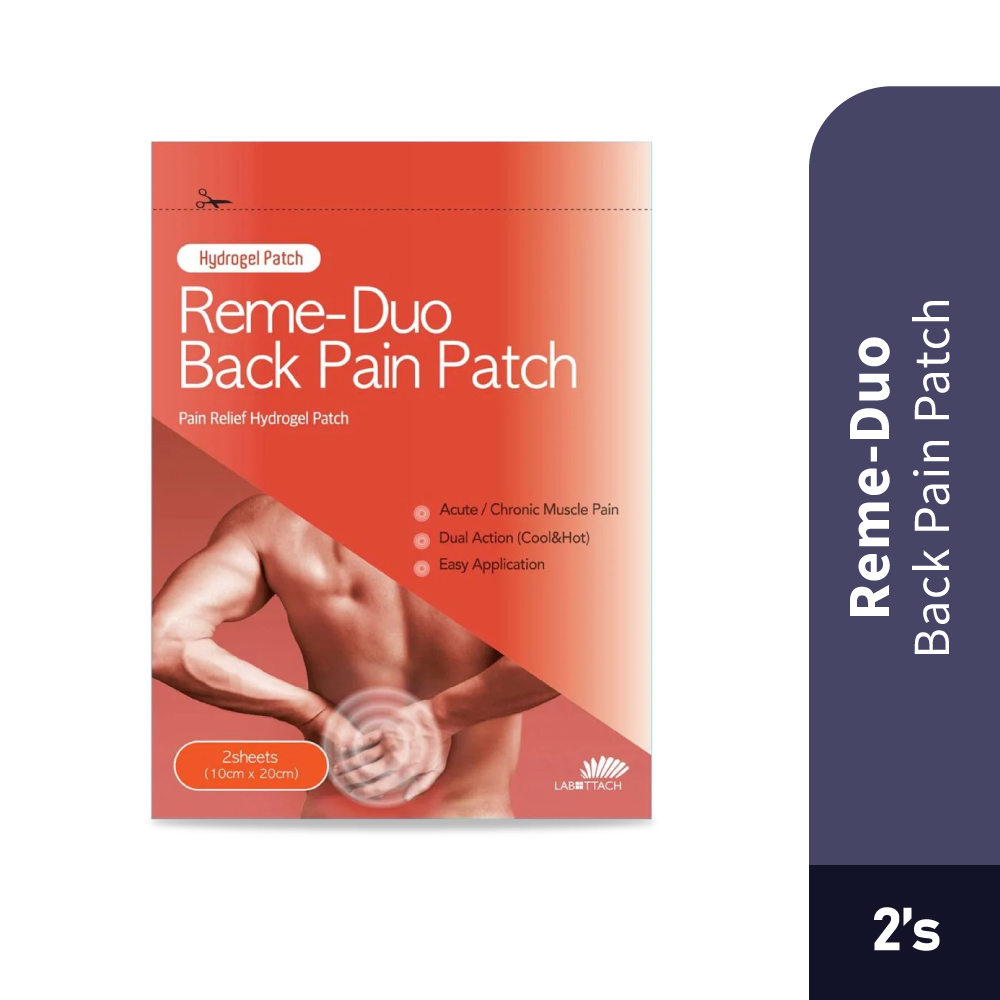 REME-DUO Back Pain Patch 2's for Pain Relief Patch, Patch Sakit Badan