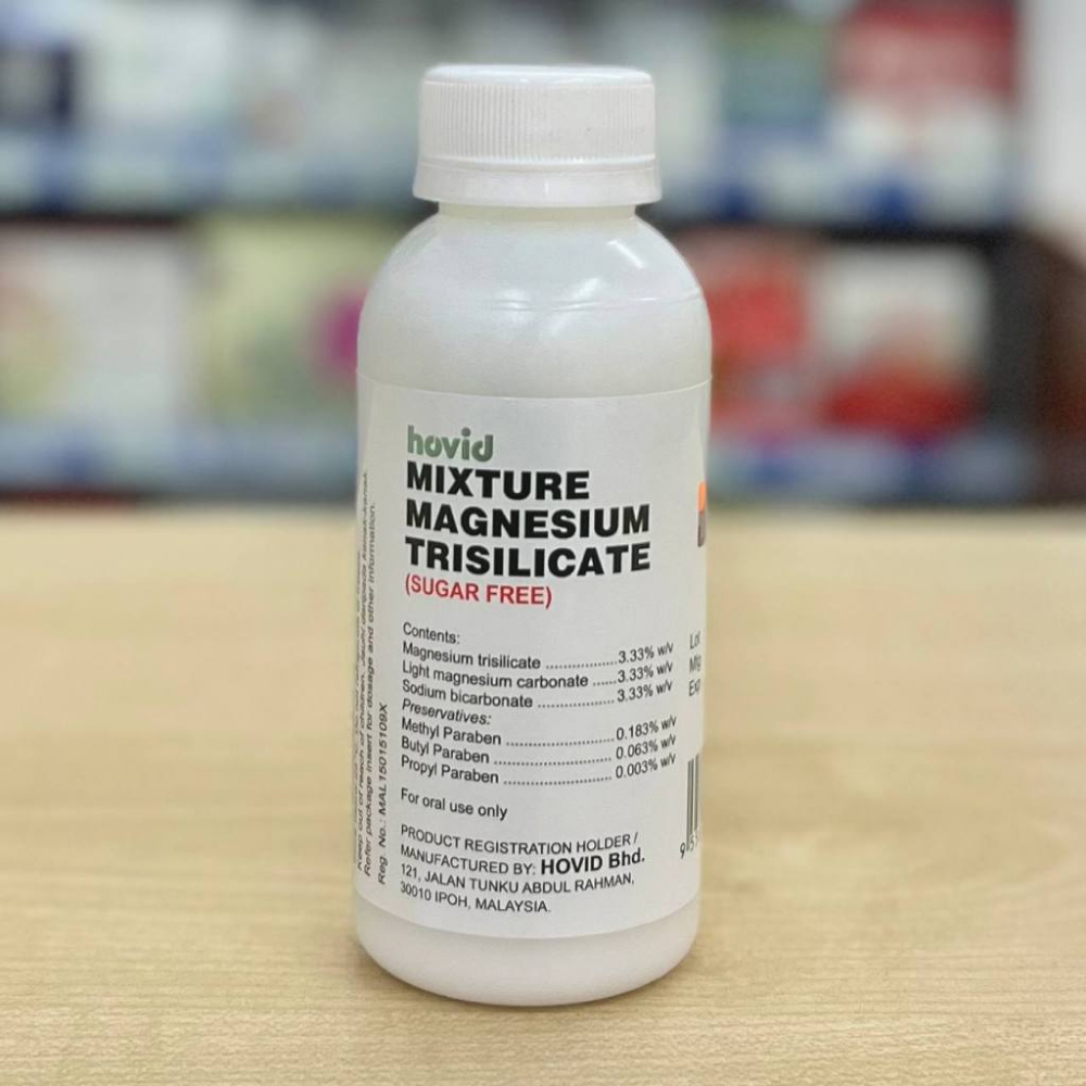 HOVID MIXTURE MAGNESIUM TRISILICATE 120ML