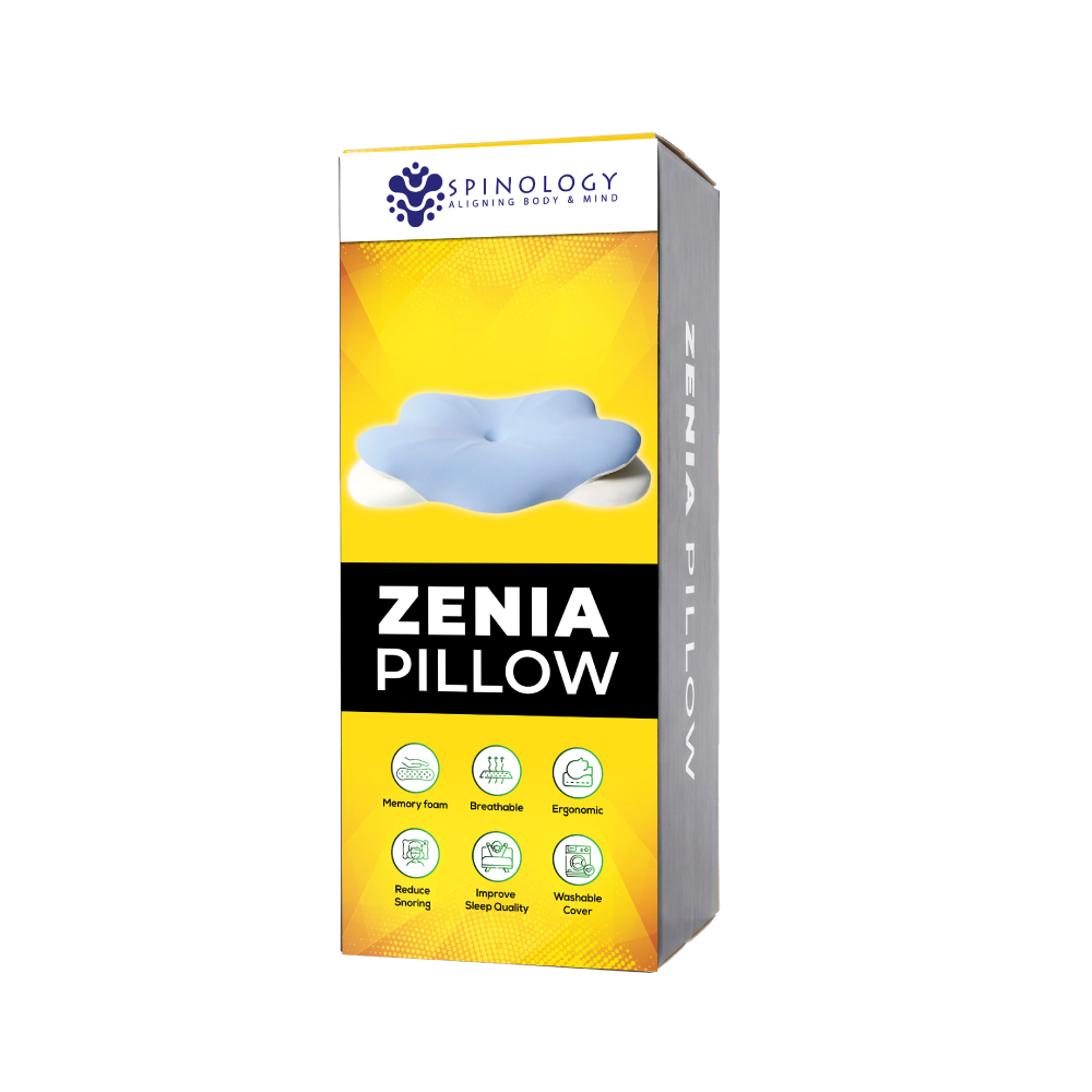 SPINOLOGY Zenia Pillow for Anti Snoring Pillow, Memory Foam Pillow, Bantal Tidur