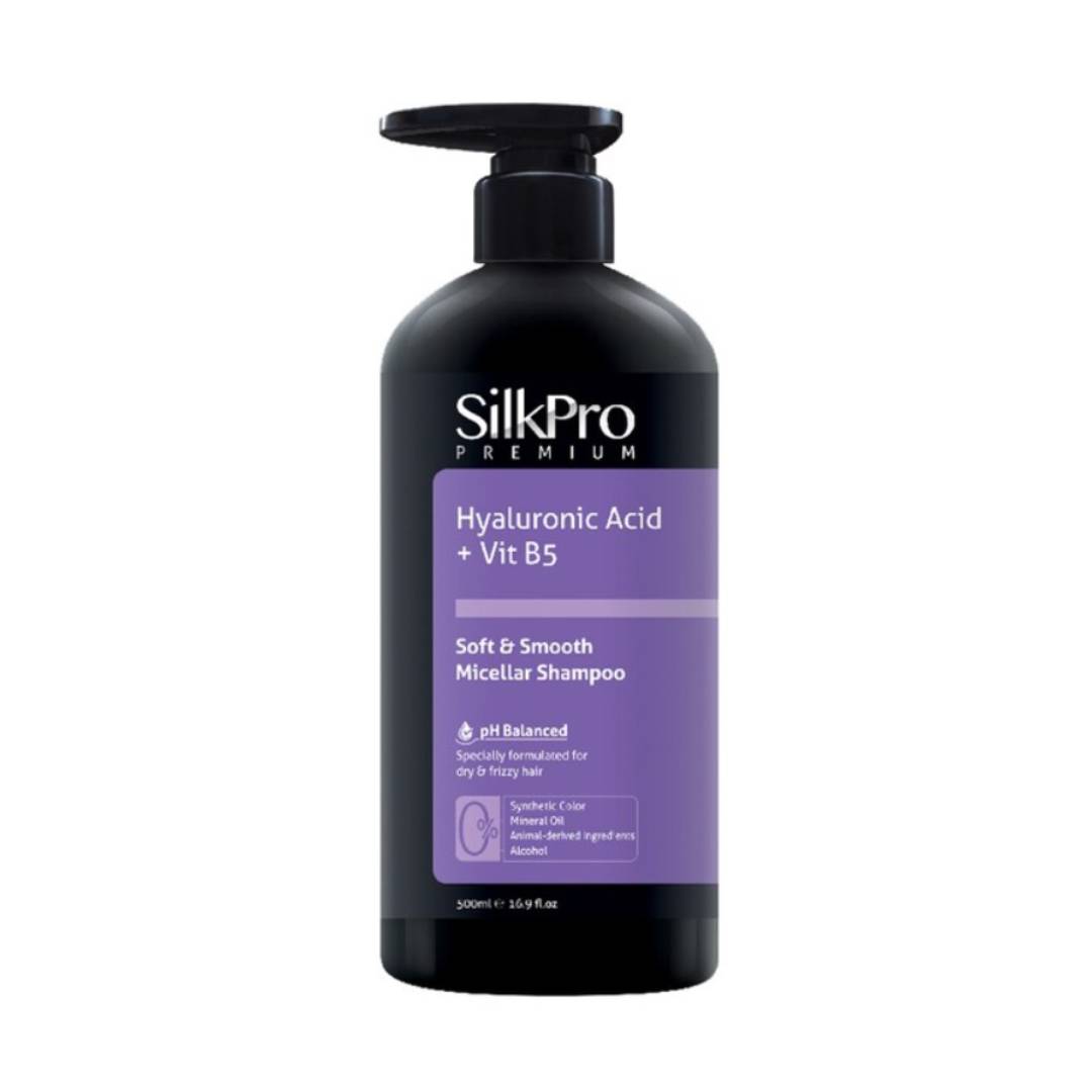 SILKPRO Micellar Shampoo - Dandruff Control/Soft & Smooth/Damage Care/Hair Fall Control (500ml)