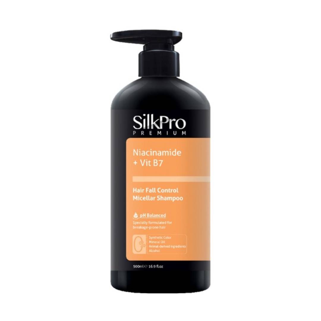 SILKPRO Micellar Shampoo - Dandruff Control/Soft & Smooth/Damage Care/Hair Fall Control (500ml)