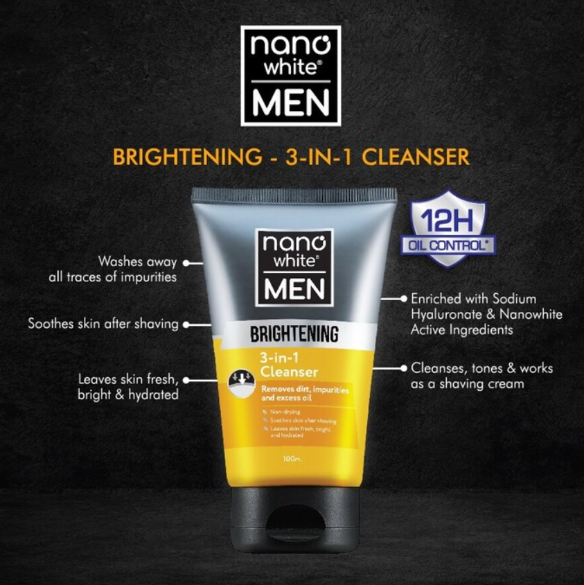 UBERMEN CLEANSER 100ML - BRIGHTENING 3 IN 1