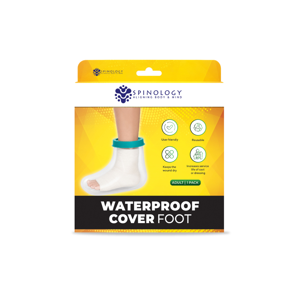SPINOLOGY Waterproof Cover 1's - Above Knee, Foot, Below Knee, Forearm for Waterproof Cast Cover