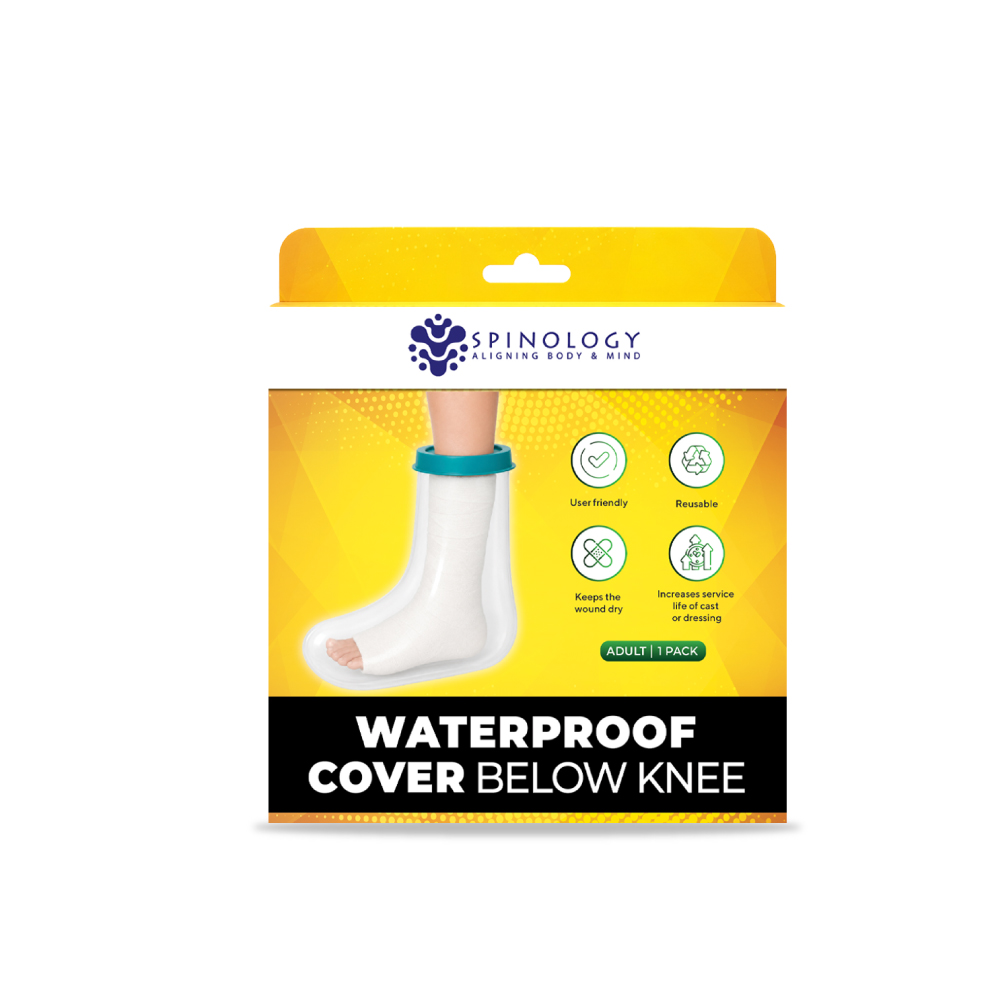 SPINOLOGY Waterproof Cover 1's - Above Knee, Foot, Below Knee, Forearm for Waterproof Cast Cover