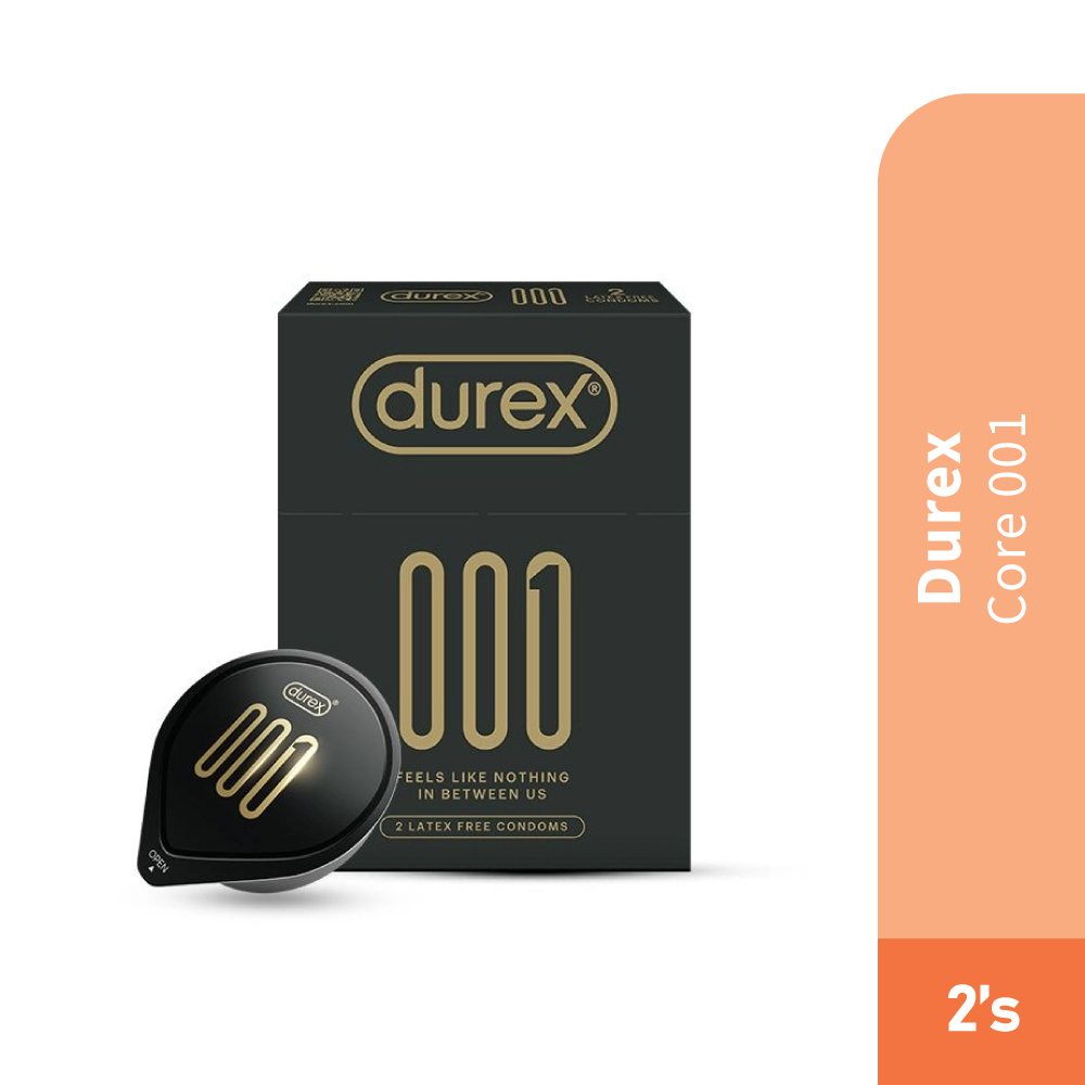 DUREX Core 001 2's for Durex Condom, Kondom Durex, Thin Condom, Kondom Nipis