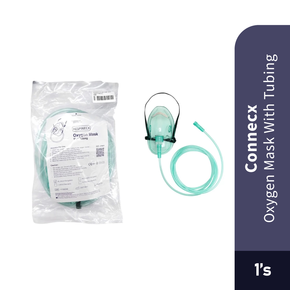 CONNECX Respinecx Oxygen Mask with Tubing for Pediatric Elongated (21003) Oksigen Mask