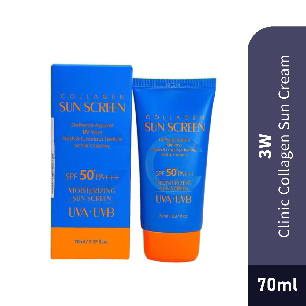 3W CLINIC Collagen Sun Cream 70ml for Sunscreen, Sunblock, 3W Sunscreen
