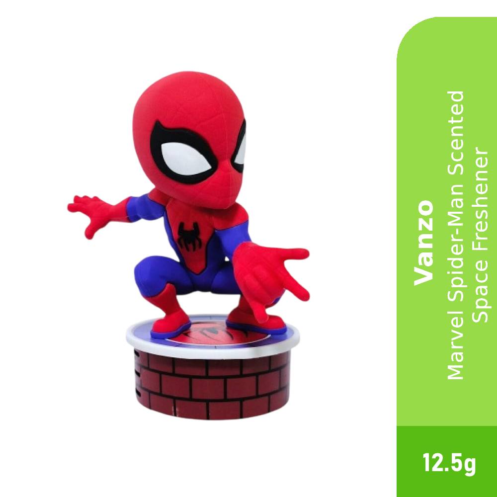VANZO Marvel Spider-Man Scented Space Freshener 12.5g X 1's - Black Code for Air Freshener