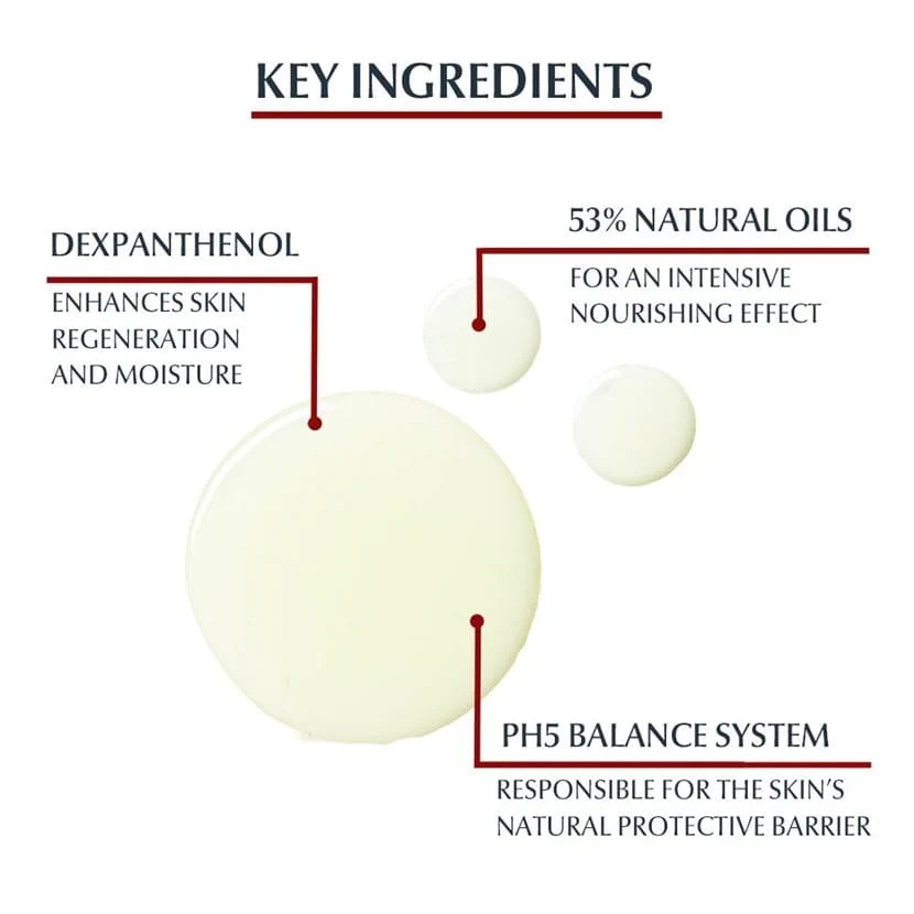 EUCERIN pH5 Shower Oil 400ml for Very Dry Sensitive Skin, Body Wash, Sabun Mandi Eucerin