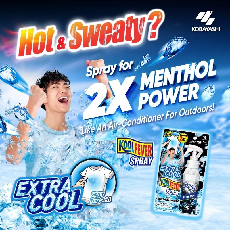 KOOLFEVER SPRAY REFERESHING MINT 100ML - EXTRA COOL