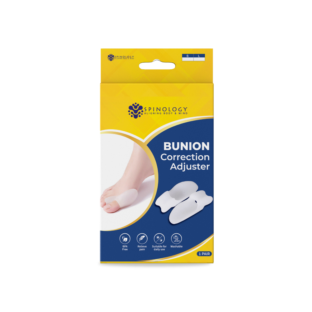 SPINOLOGY Bunion Correction Adjuster - S/L for Toe Adjuster, Toe Straightener