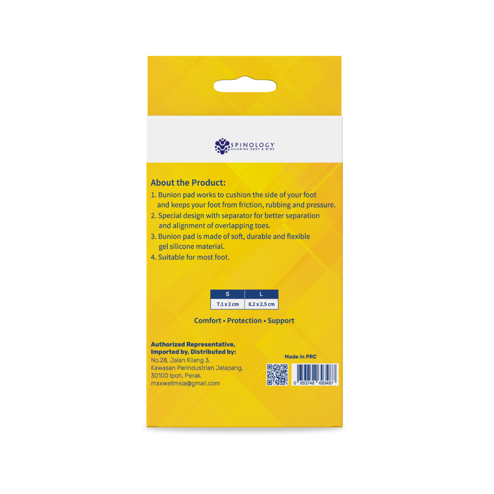 SPINOLOGY Bunion Correction Adjuster - S/L for Toe Adjuster, Toe Straightener