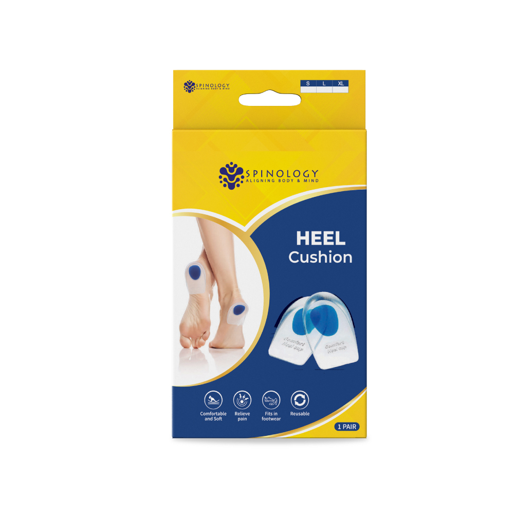 SPINOLOGY Heel Cushion - S/L/XL for Heel Pad, Heel Protector, Pelindung Tumit