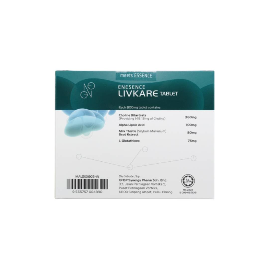 ENESENCE LIVKARE TABLET 30'S X 2 for Liver Supplement