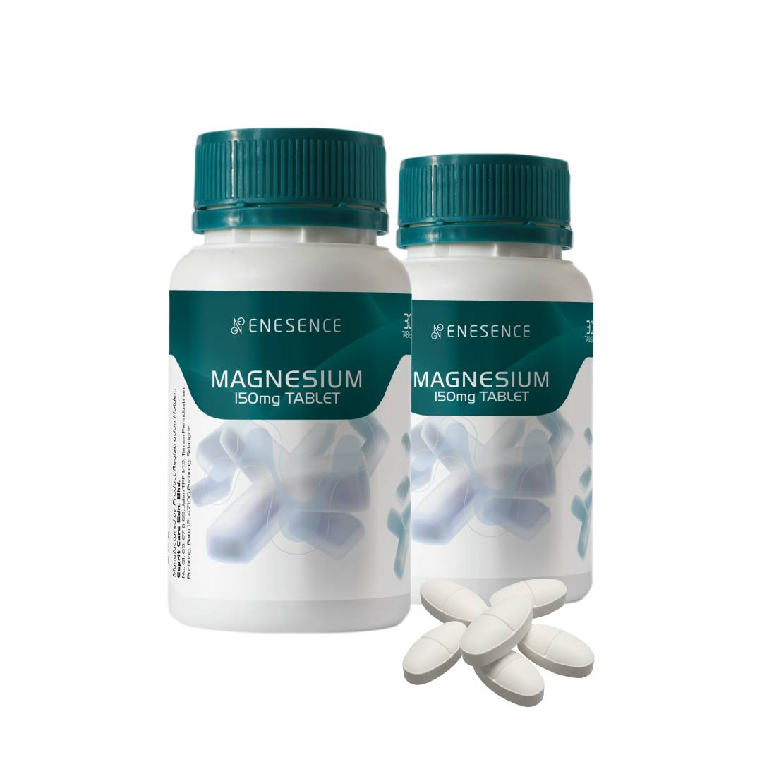 ENESENCE Magnesium 150mg Tablet 30's X 2 for Magnesium Supplement