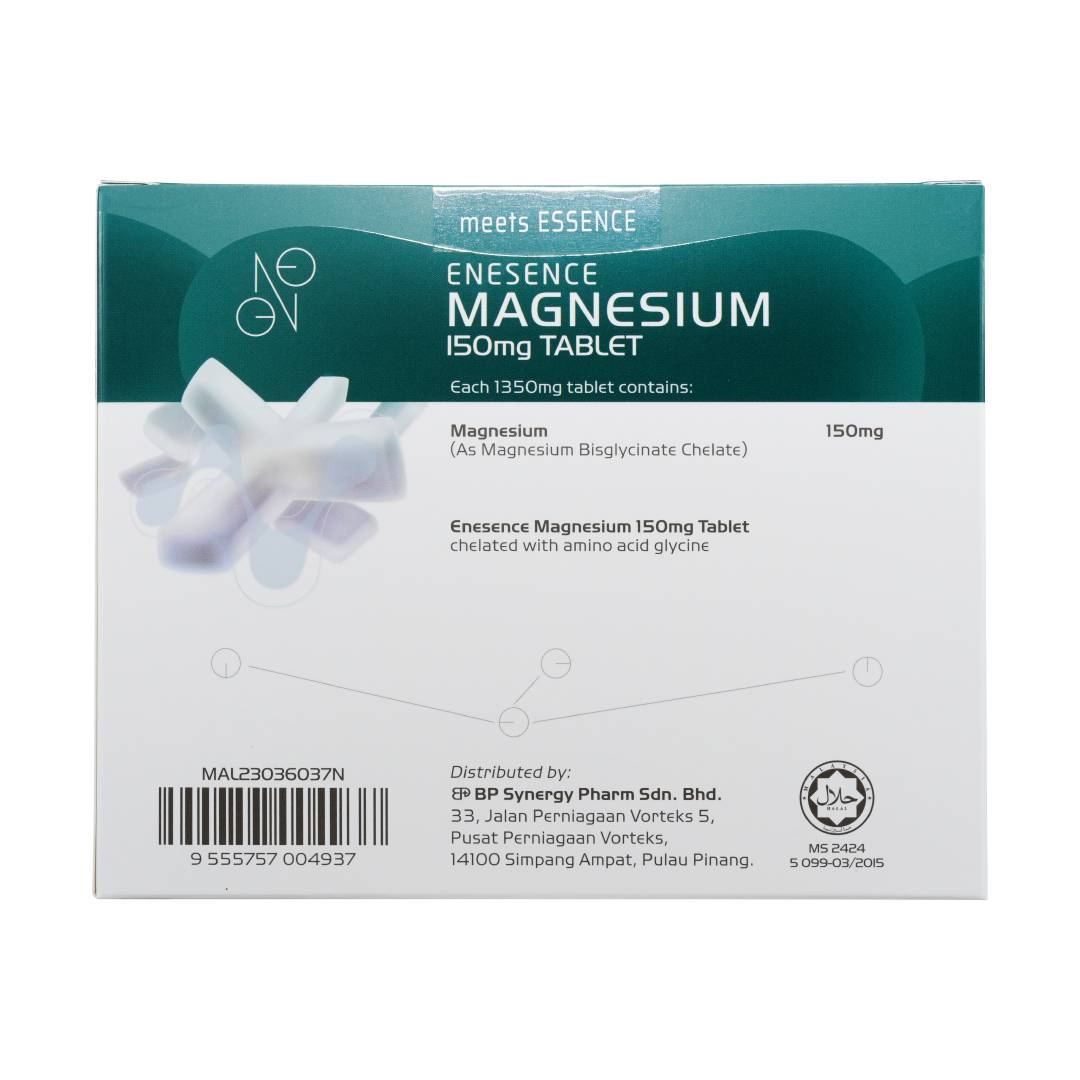 ENESENCE Magnesium 150mg Tablet 30's X 2 for Magnesium Supplement