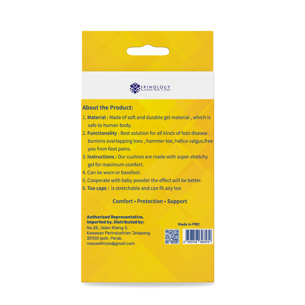SPINOLOGY Cushion Arch Support 1 Pair for Foot Support, Arch Cover, Arch Padding