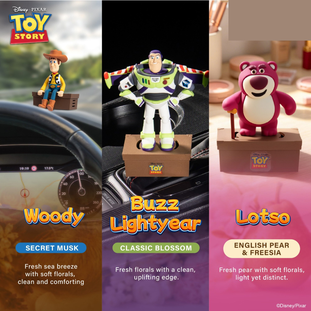 VANZO Disney Toy Story 13g X 2's - Secret Musk / Classic Blossom / English Pear & Freesia