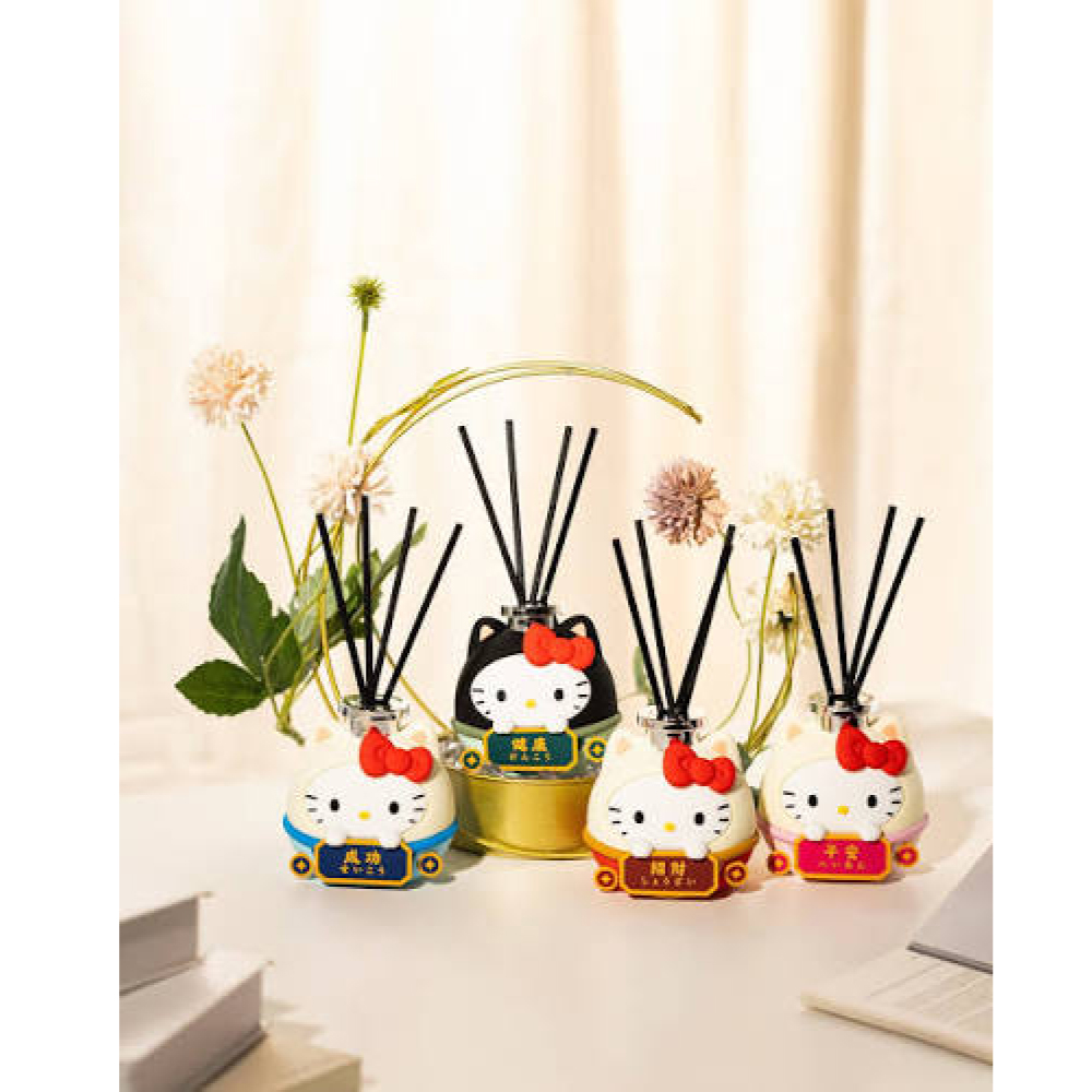 VANZO Hello Kitty Reed Diffuser 120ml for Pewangi Rumah, Pewangi Bilik, Vanzo Reed Diffuser