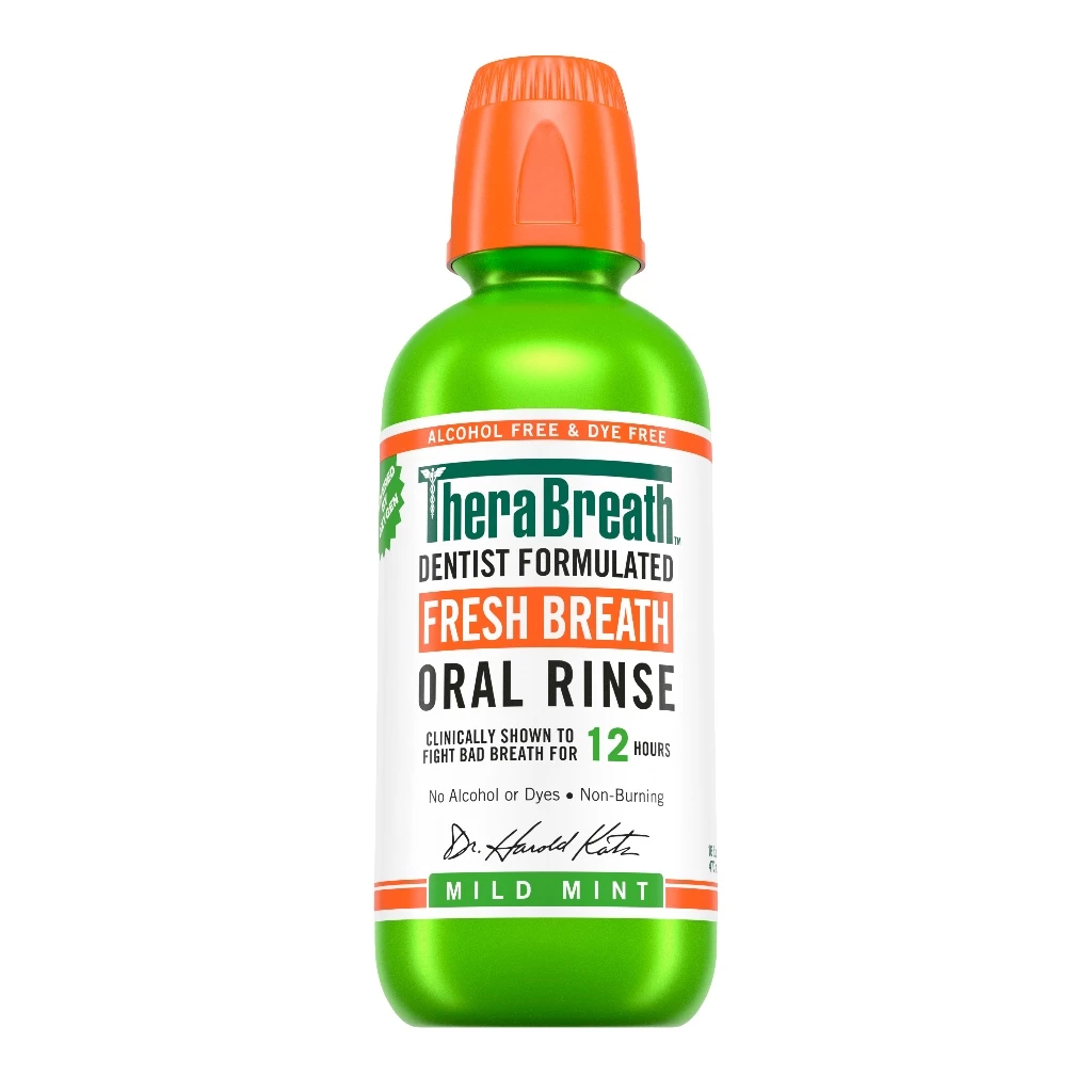 THERABREATH Fresh Breath Mouthwash 473ml - Original / Invigorating Icy Mint for Ubat Kumur
