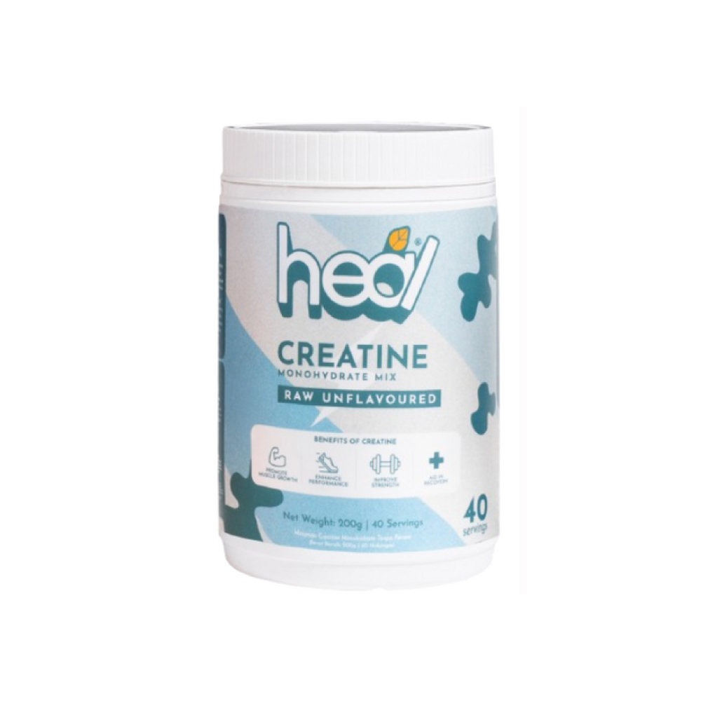 HEAL Creatine Monohydrate (Yuzu / Apple / Lychee / Unflavoured) for Creatine Powder