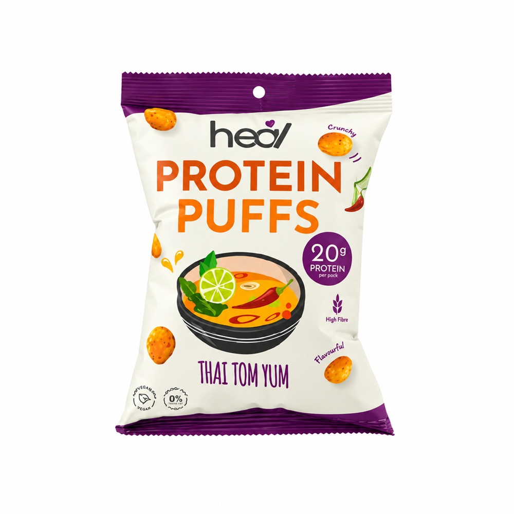 HEAL Protein Puff 48g (Sour Cream, Tom Yum, Nasi Lemak, Sichuan) for Soy Protein Puffs