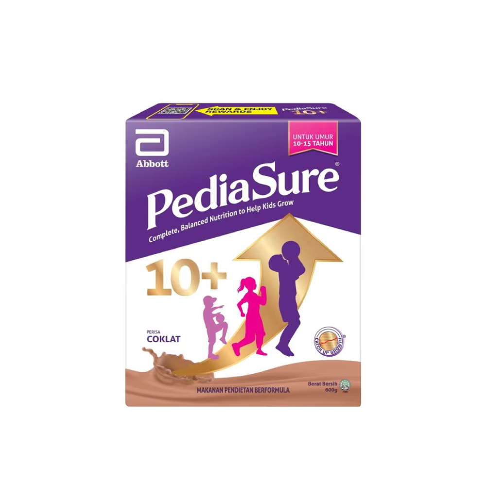 PEDIASURE 10+ 550g - Chocolate / Vanilla for Grow Up Milk, Milk for Teens, Susu Remaja