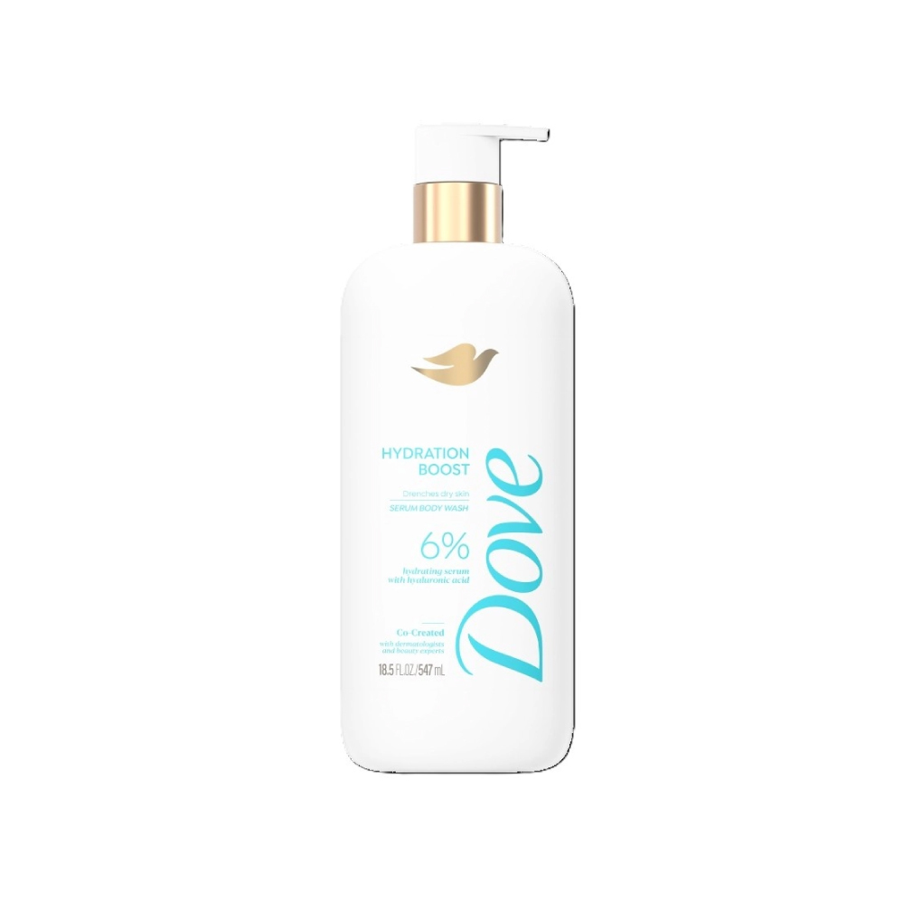 DOVE Bodywash Serum 547ml (Hydration Boost / Acne Control) for Sabun Mandi, Body Wash Dove