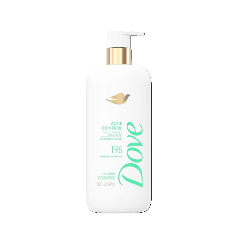 DOVE Bodywash Serum 547ml (Hydration Boost / Acne Control) for Sabun Mandi, Body Wash Dove