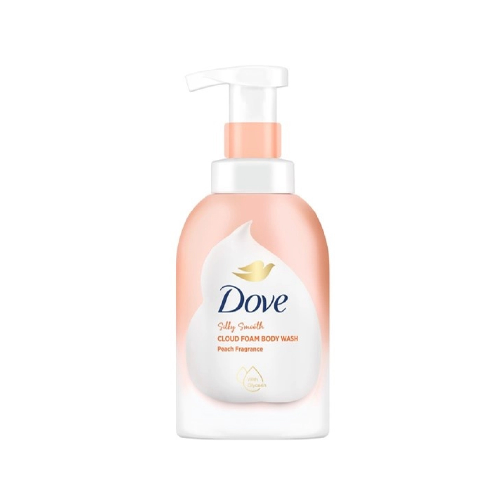 DOVE Cloud Foam Body Wash 400ml - Sakura / Deep Moisture / Peach / Blueberry for Sabun Mandi