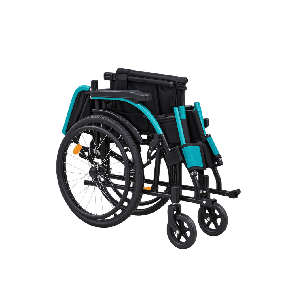 MAXWELL Lightweight Flip Up Armrest And Footrest Wheelchair 14kg for Kerusi Roda Ringan