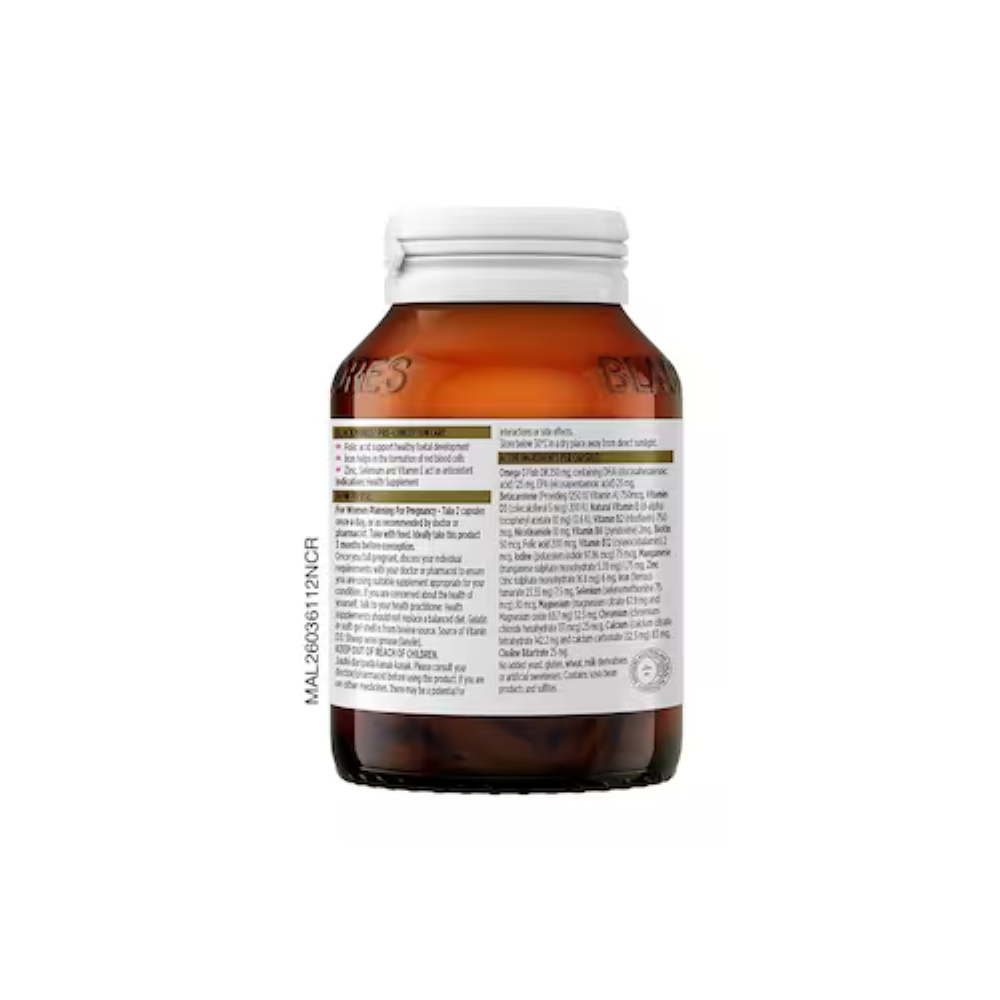 BLACKMORES Pre-Conception Care 60's Vitamin Persediaan Kehamilan, Pre Pregnancy Supplement