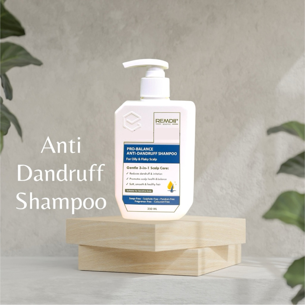 REMDII Anti Dandruff Hair Shampoo 250ml for Shampoo Anti Kelemumur, Syampu Kelemumur