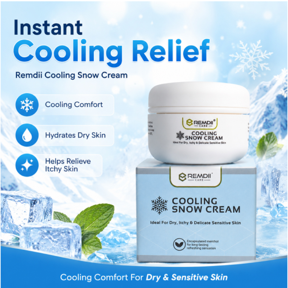 REMDII Snow Cooling Cleanser 30g for Ithcy Cream, Krim Gatal Kulit