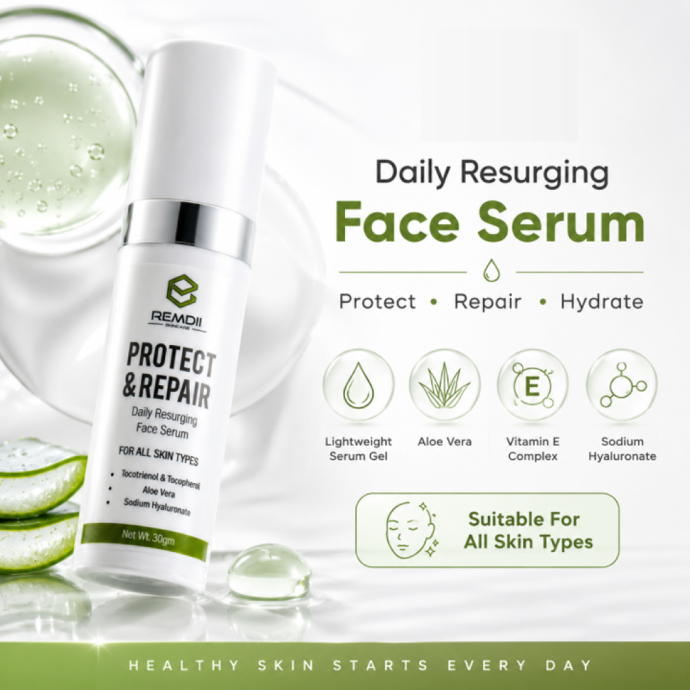 REMDII Daily Resurging Face Serum 30ml for Daily Face Serum, Brightening Serum