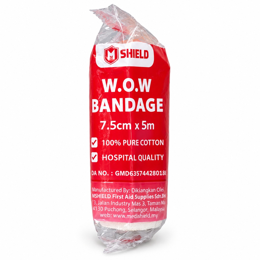 MEDISHIELD WOW Bandage 5m for Bandage Luka, Pembalut Luka, First Aid Wound Care