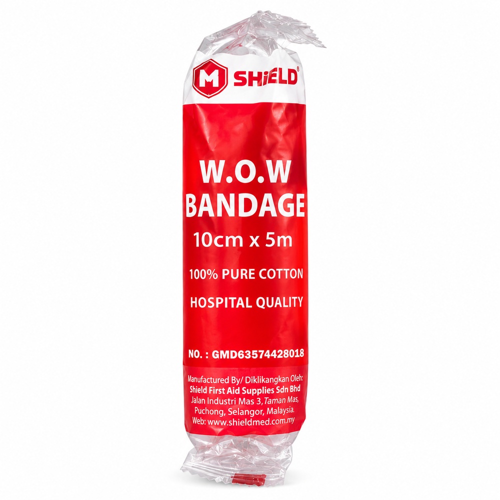 MEDISHIELD WOW Bandage 5m for Bandage Luka, Pembalut Luka, First Aid Wound Care