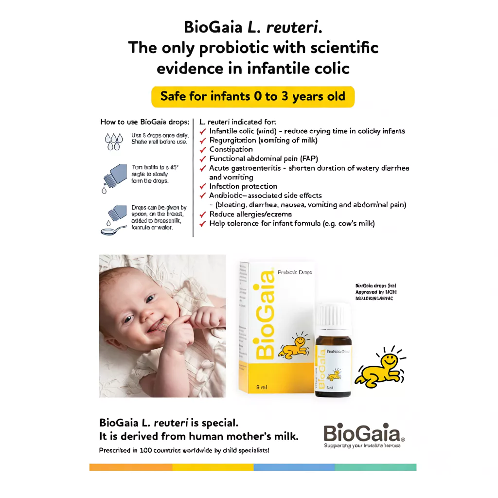 (CLR) BIOGAIA PROBIOTIC DROPS 5ML (EXP:28/2/2027)