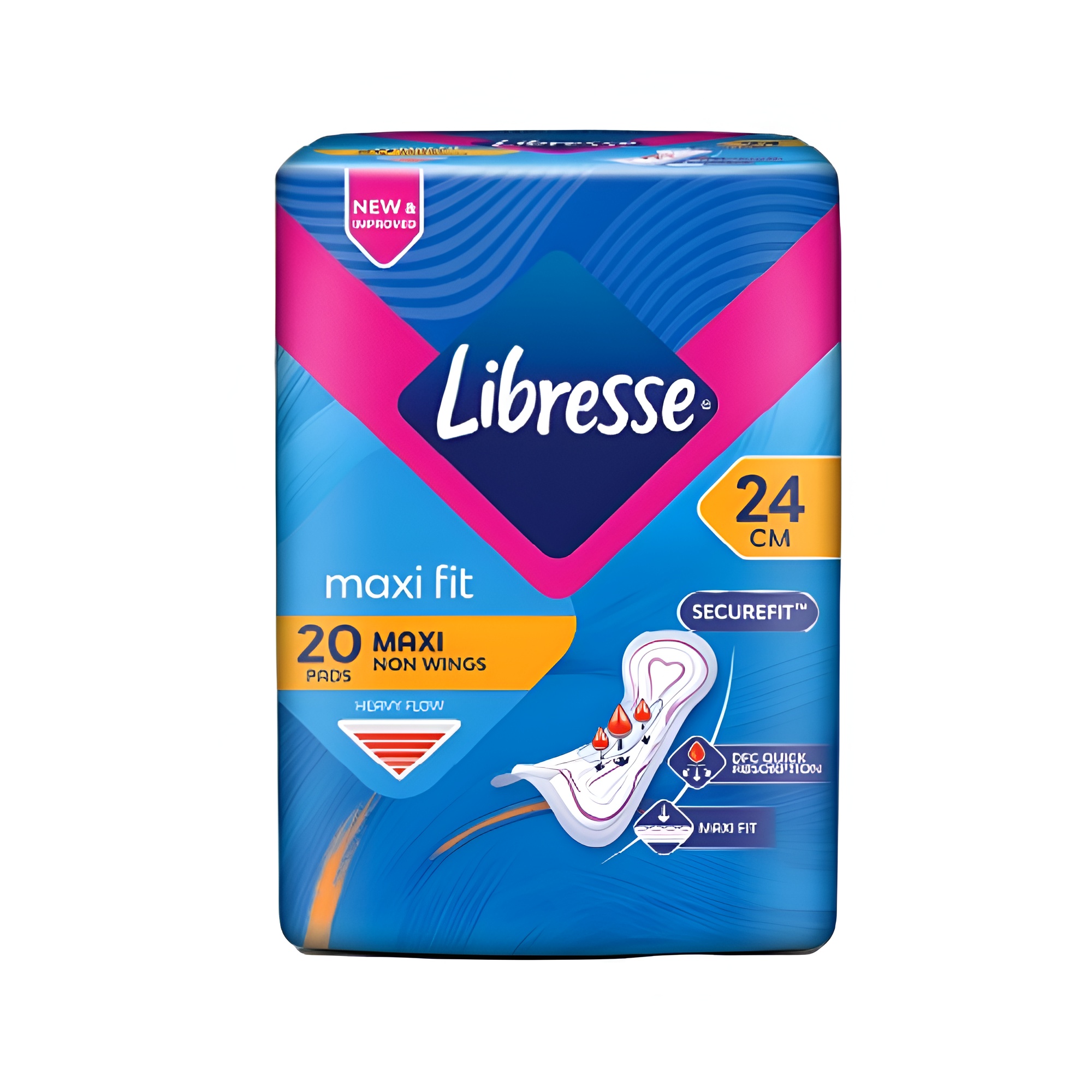 LIBRESSE Maxi Non Wings 24cm 20's, Sanitary Pads