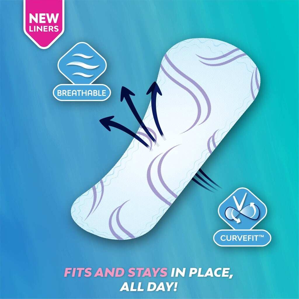 LIBRESSE Super Slim Unscented Pantyliners 40's, Tuala Wanita, Sanitary Pad