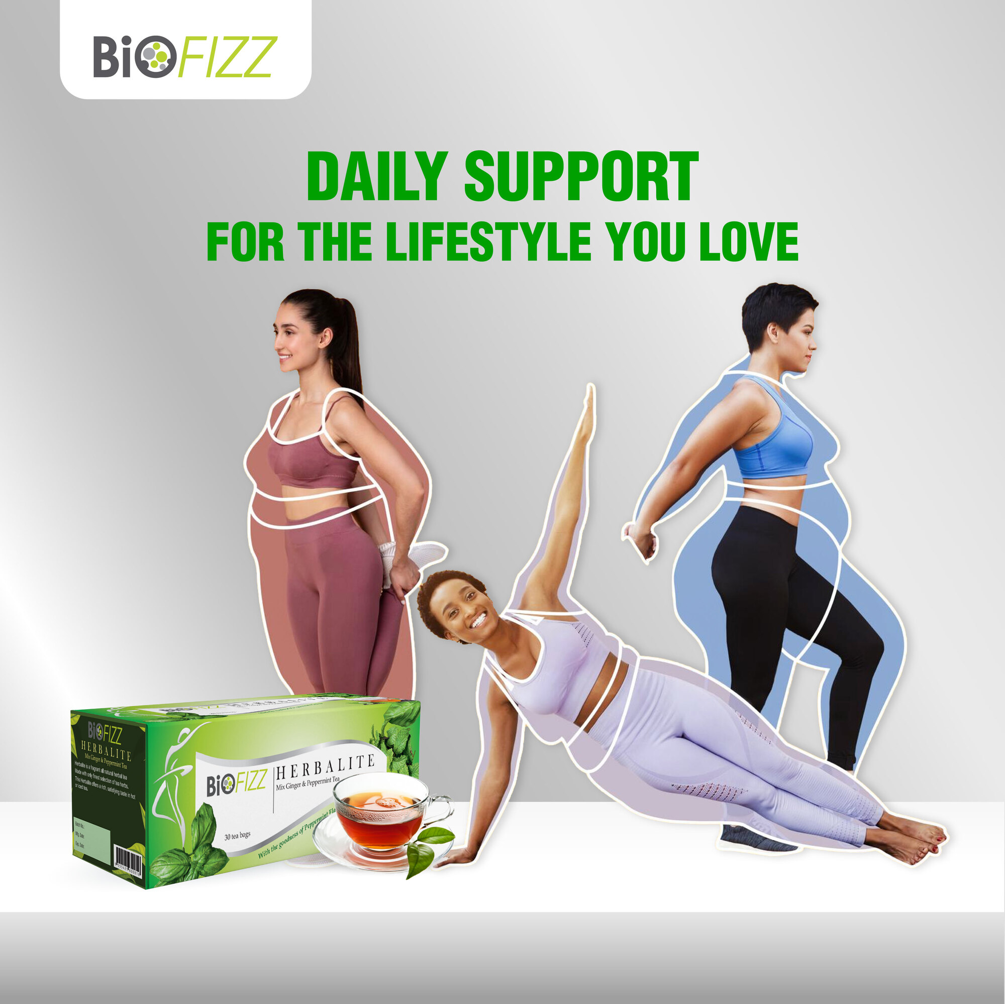 BIOFIZZ Herbalite Herbal Tea 3g X 30 Tea Bag