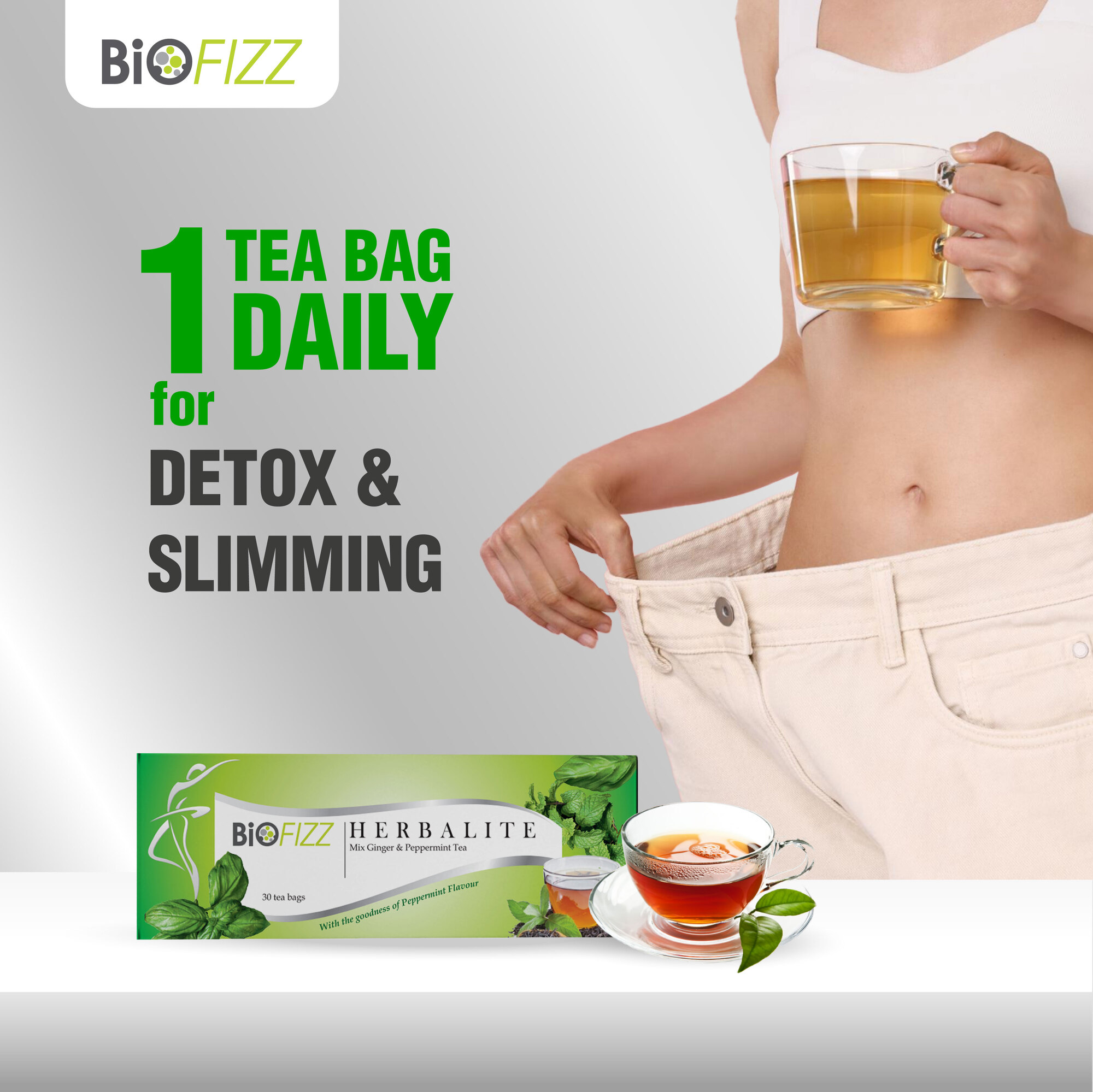 BIOFIZZ Herbalite Herbal Tea 3g X 30 Tea Bag